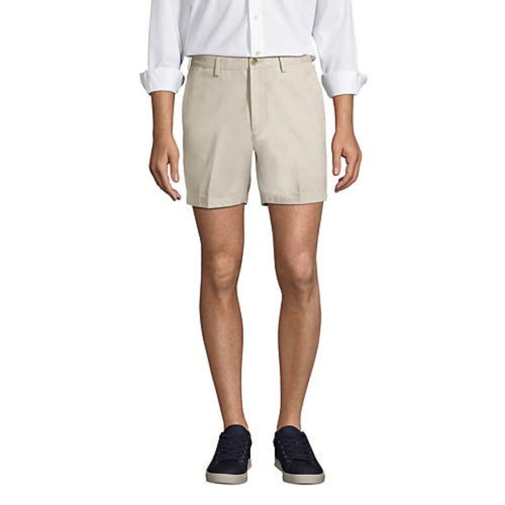 Old Money Coastal Preppy Lands End Traditional Fit Shorts, Mens 44